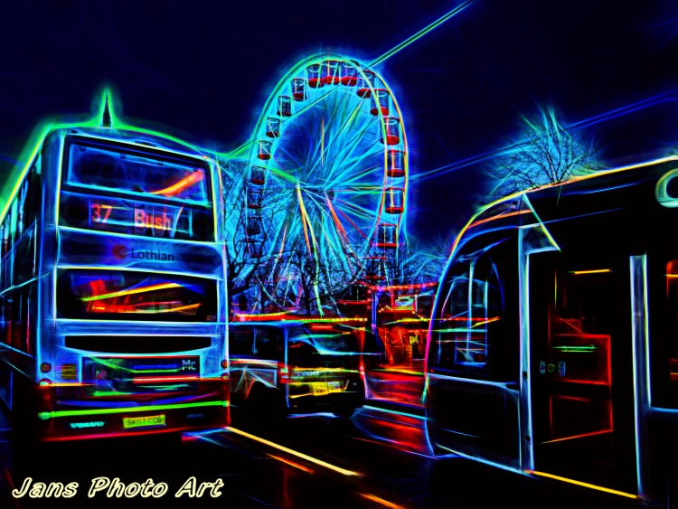 The Bus, The Tram And The Wheel